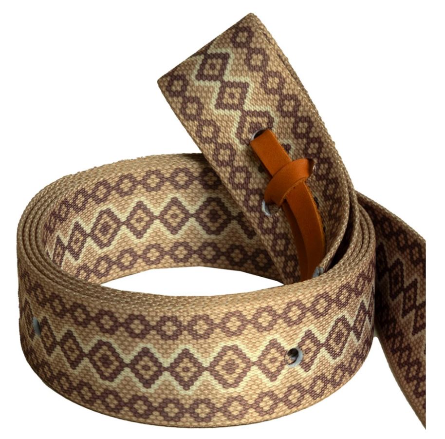 Ezy Ride Latigo Pattern Nylon Nearside – Brown Snake