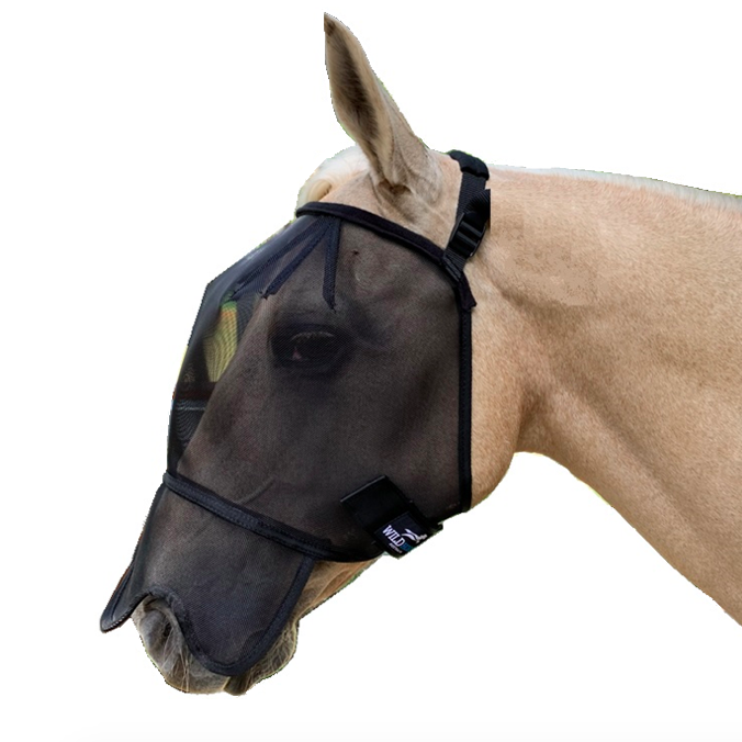 Wild Horse – Fly Veil With Mesh Nose