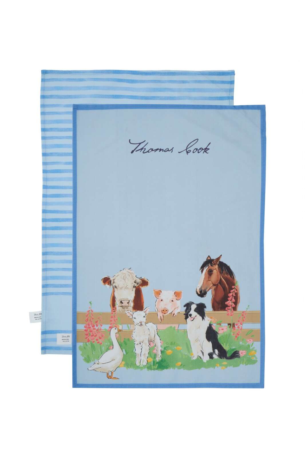 THOMAS COOK TEA TOWEL 2-PACK-Farm Animals