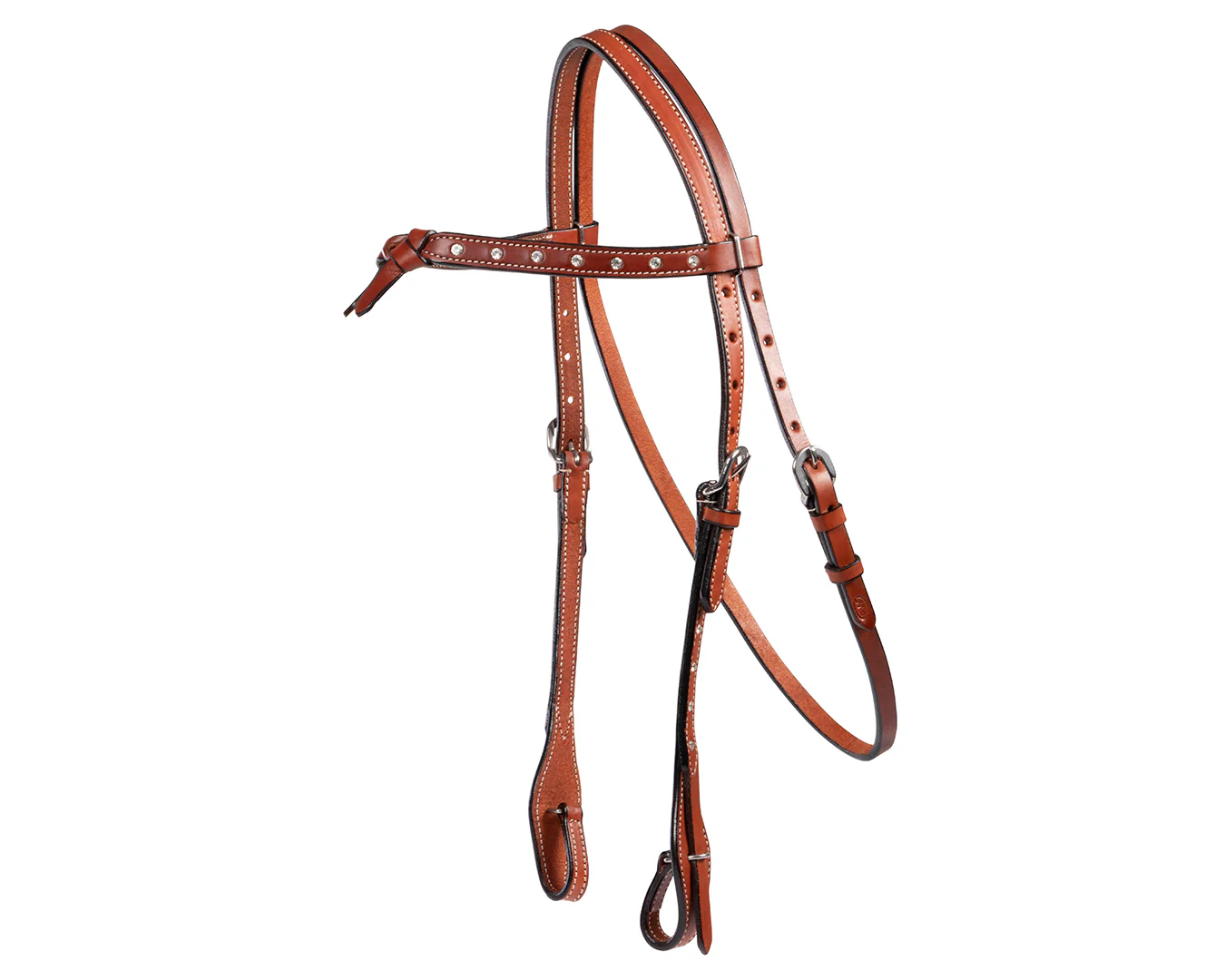 Fort Worth Missouri Knotted Brow Headstall