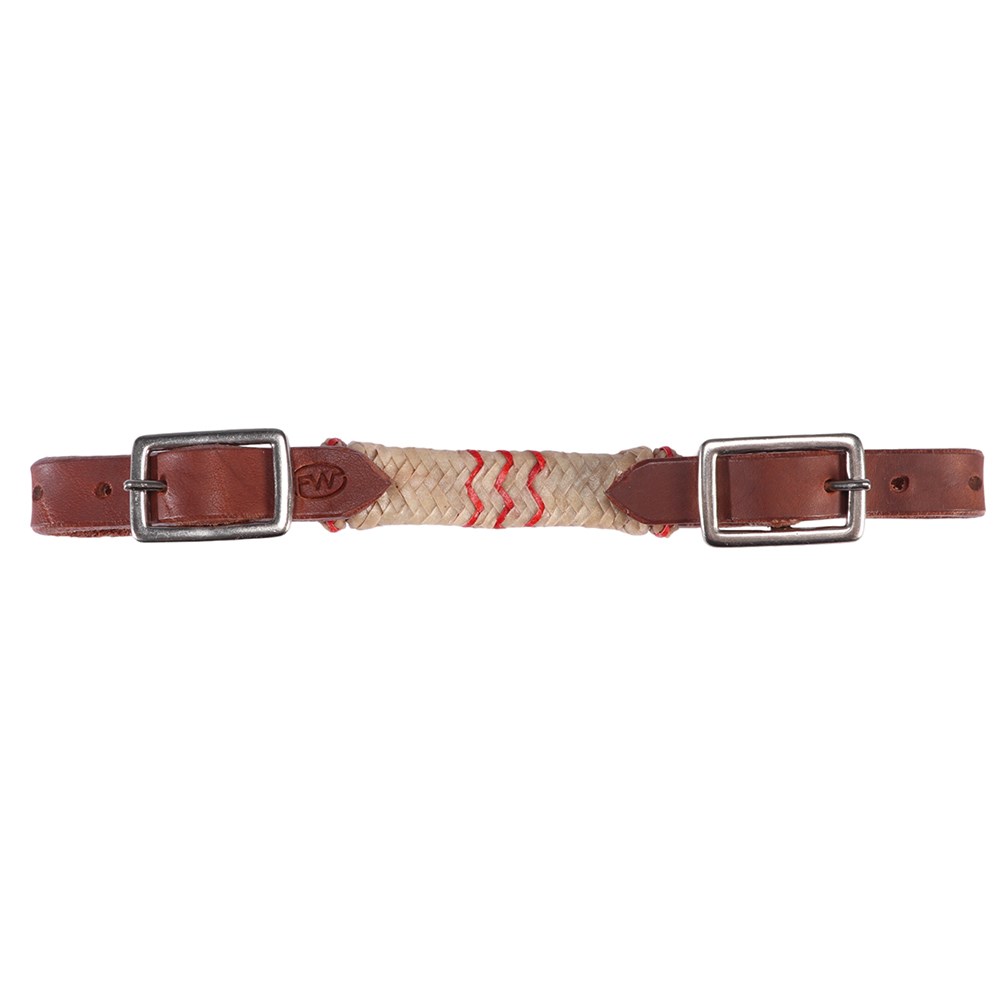 Fort Worth RW Flat Curb Strap – Red Weave